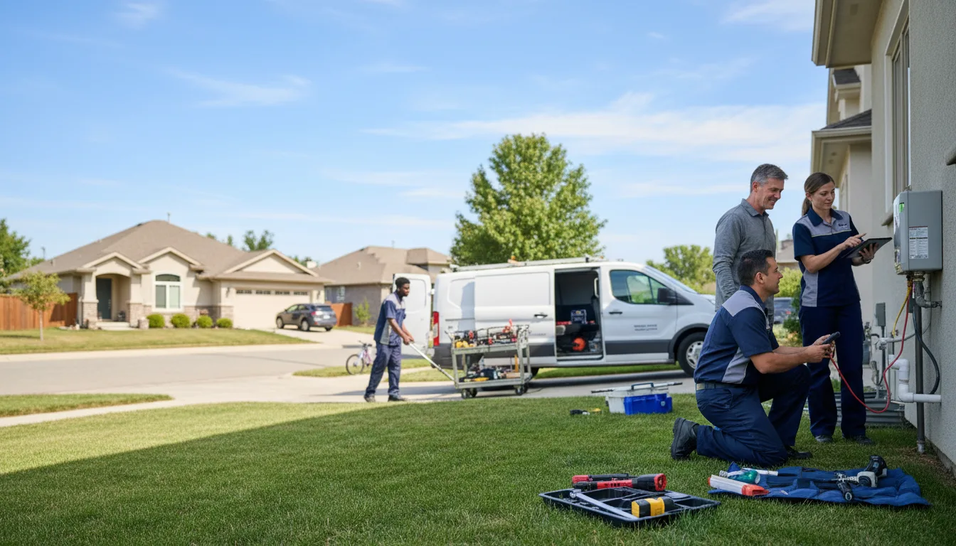 Tankless water heater service in Buckner, AR